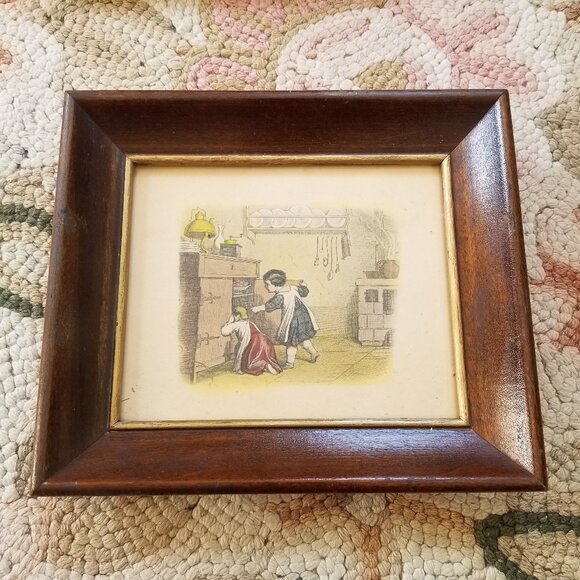 Vintage Prints by Borghese 19th Century Children Rare Set of 4 - Picture 6 of 12